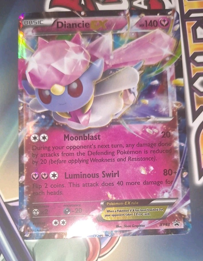 Pokémon TCG Diancie EX Black Star Promos XY43 NM