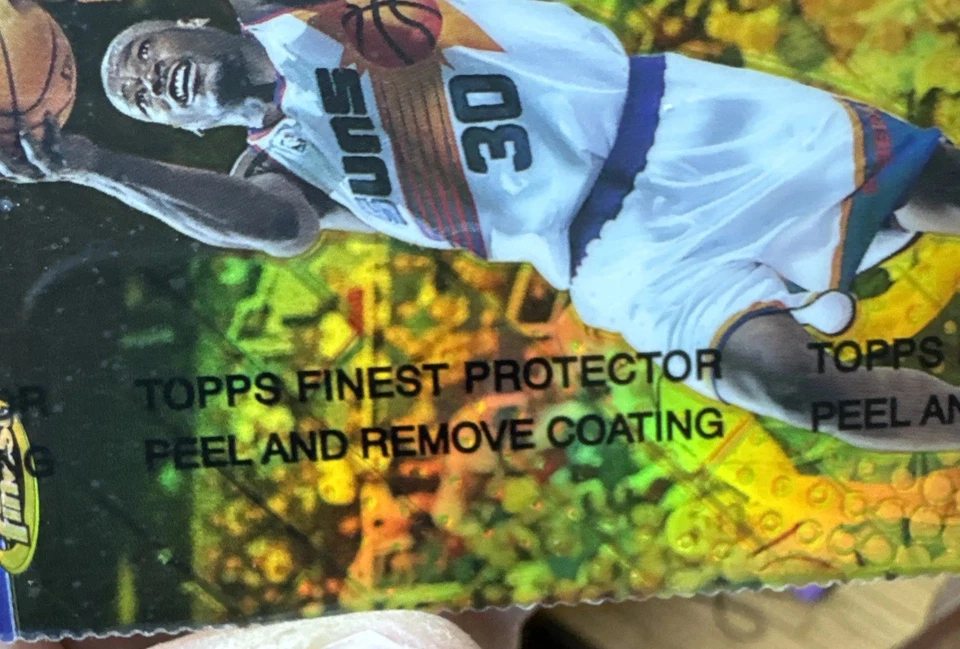 1999-00 Topps Finest - Clifford Robinson #47 Gold Refractor /100 - Image 2 of 4