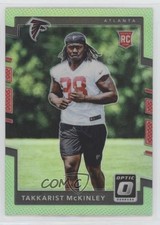 2017 Donruss Optic Rookies Lime Green Prizm Takkarist McKinley #150 gl2