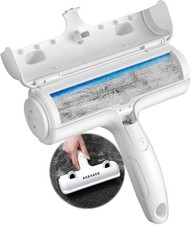 Pet Hair Remover, Reusable Lint Roller for Cat and Dog Hair, White