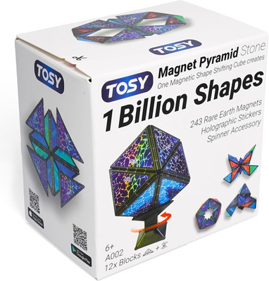 #ad #ad TOSY Magnet Pyramid Stone 1 Cube Transforms into 1 Billion Shapes 14 pcs 12 $49.86