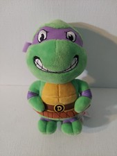 Teenage Mutant Ninja Turtles Donatello Ty Plush Beanie With Tags Good Condition