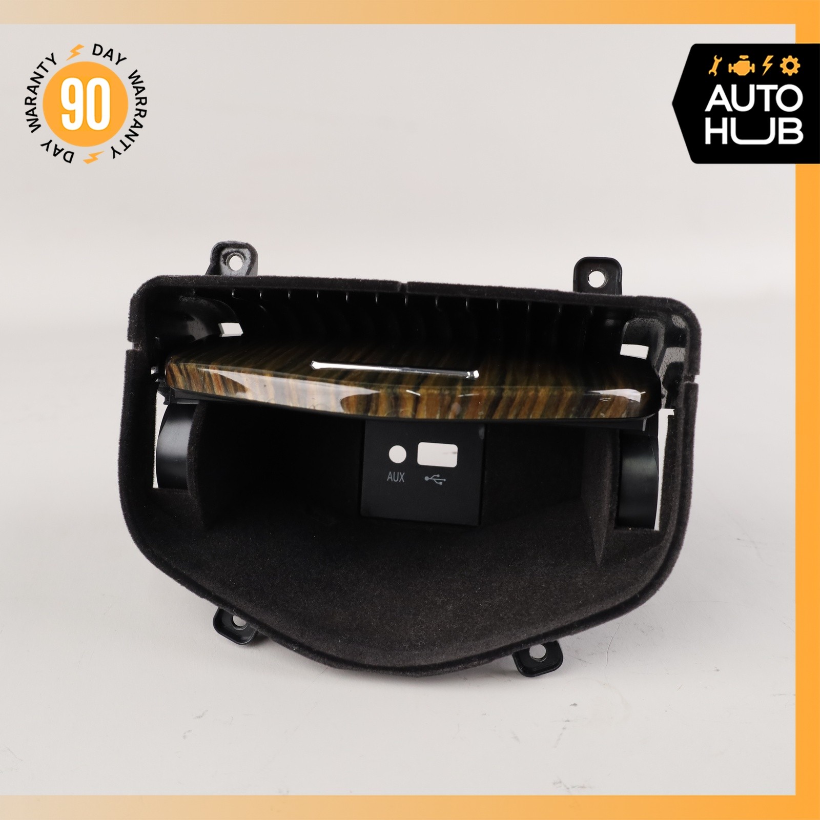 14-24 Maserati Quattroporte Center Console Phone Holder Compartment Wood OEM