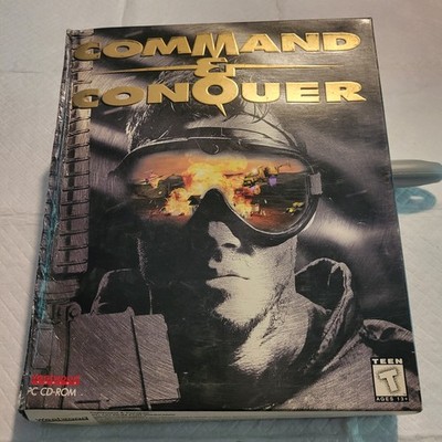 Vintage Command & Conquer PC Cd-Rom 1995 Big Box Computer Game