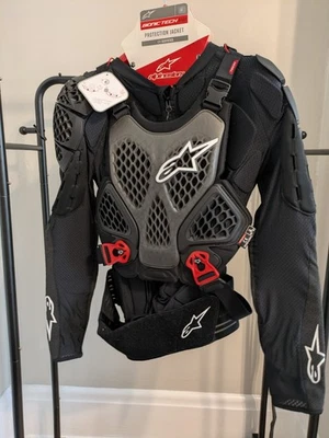 Alpinestars Bionic Tech V2 Protection Jacket – Medium, Black/Red - image 1 of 4