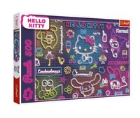 5900511375237 Puzzle 500 ElementóW Hello Kitty Neon Trefl