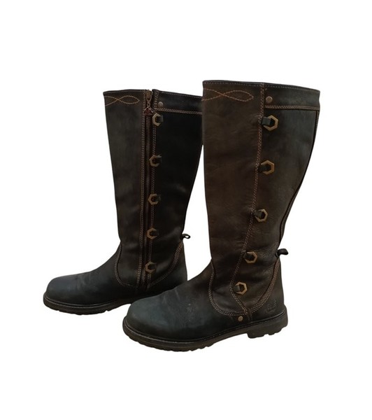 Women Timberland Boots Brown Nubuck 38 #NY33