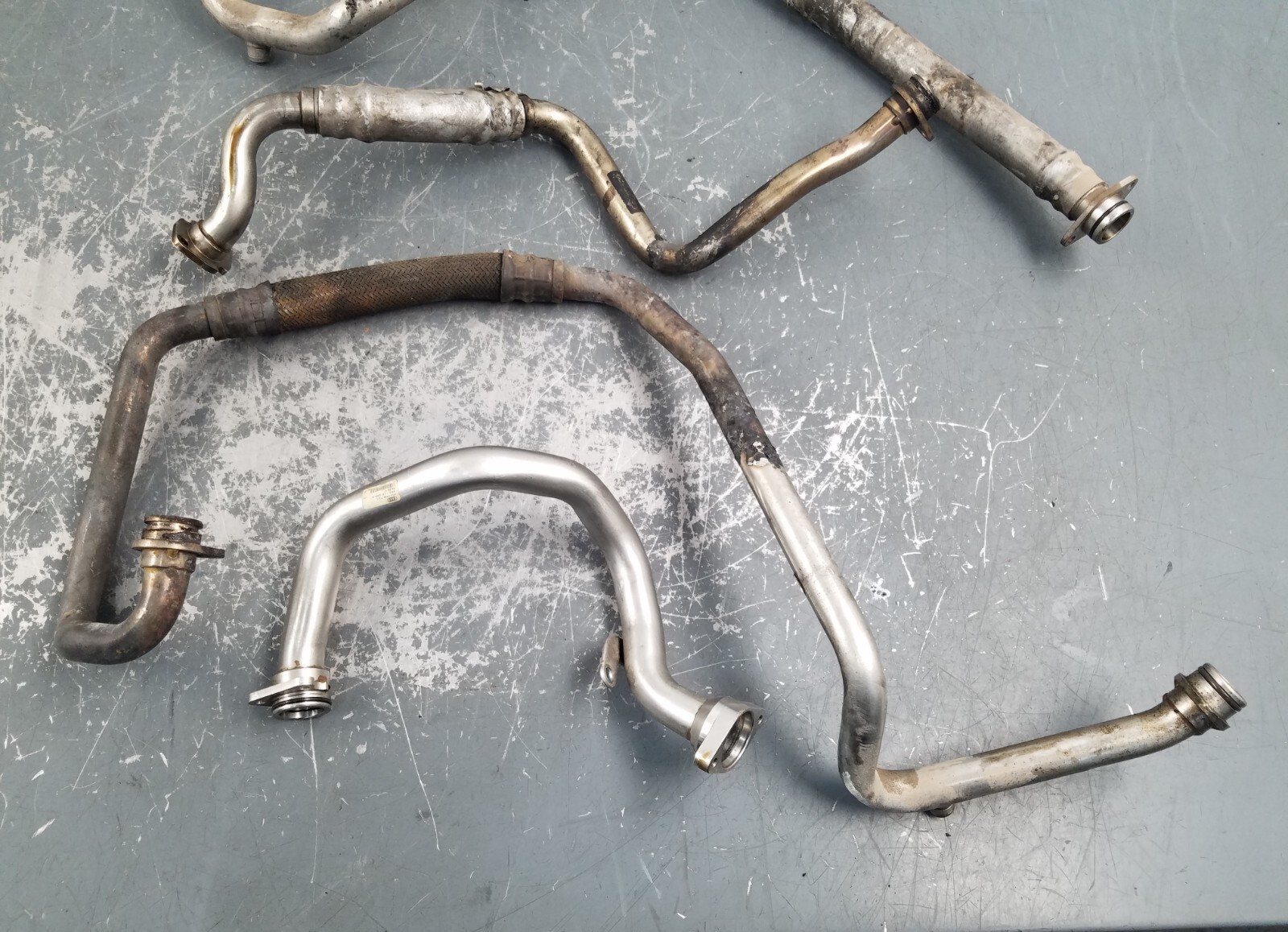 2017 Lamborghini Huracan LP580-2 Oil Feed / Return Sump Tubes #8260 F5