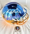 FLORIDA GATORS TIM TEBOW signed TWO TONE CHROME FULL SIZE AUTH HELMET BECKETT