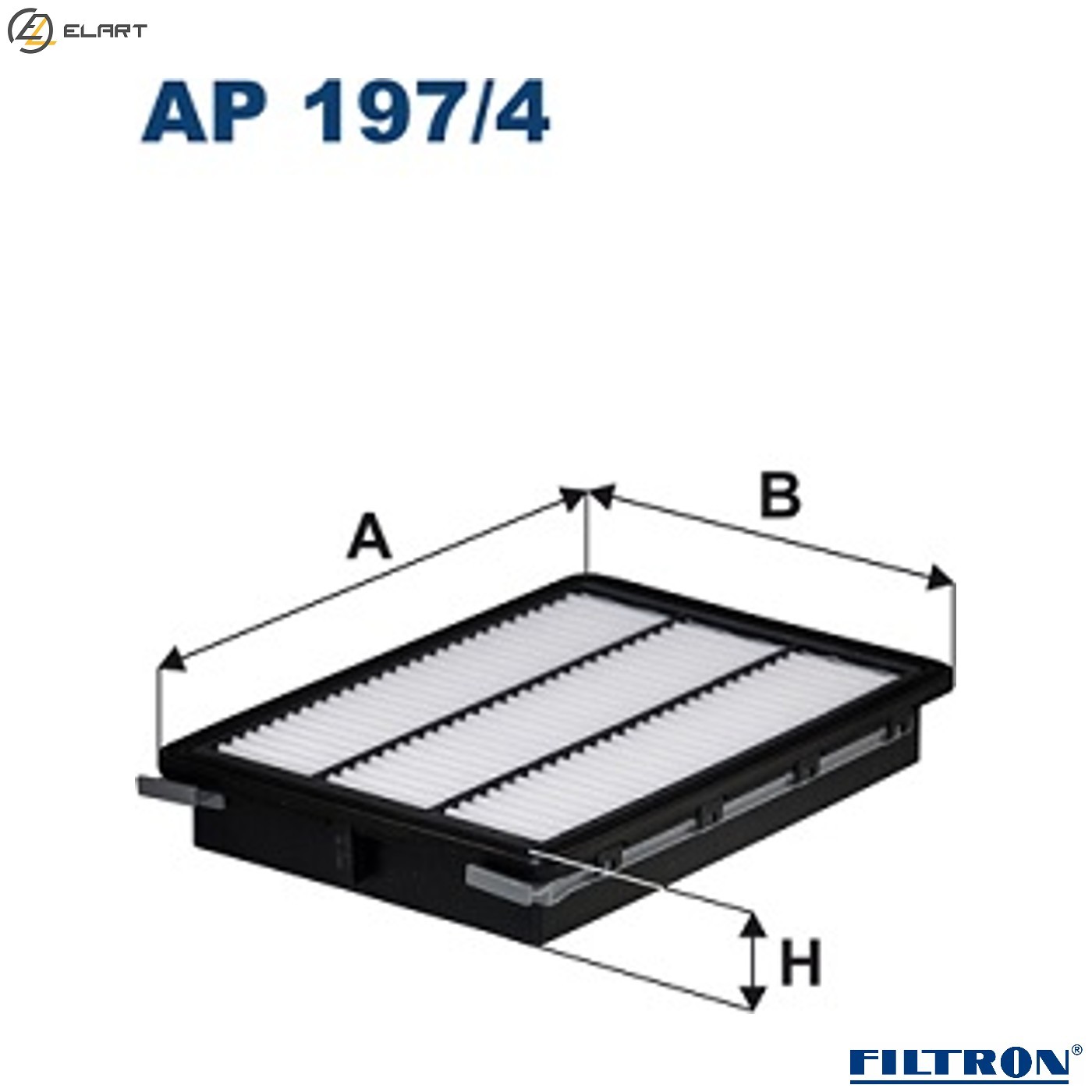 AIR FILTER AP 197/4 FOR HYUNDAI TUCSON/SUV/Van/III KIA SPORTAGE/IV G4KJ 2.4L