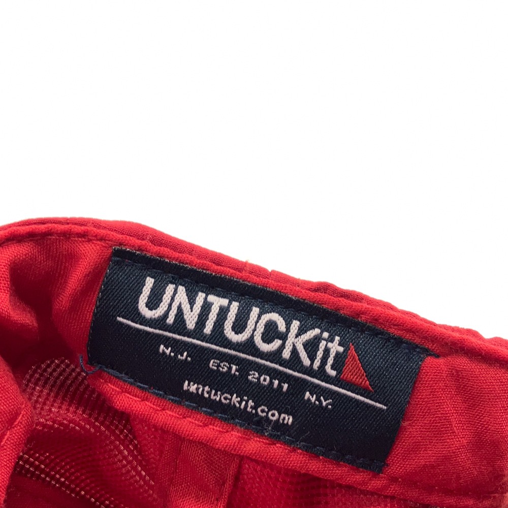 Untuckit lightweight red baseball cap - image 5