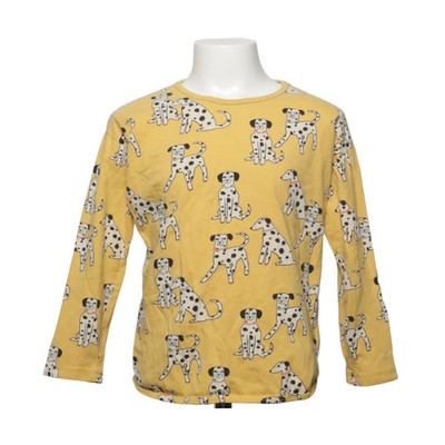 Lindex, Langarmshirt, Größe: 122, Gelb/Weiß/Schwarz, Baumwolle, Sonstiges #MGm