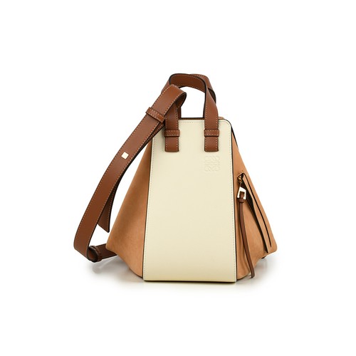 LOEWE Hammock 2WAY Small Bag (Classic Calf Suede) Bag A538S35X50 2768 Italy Bran