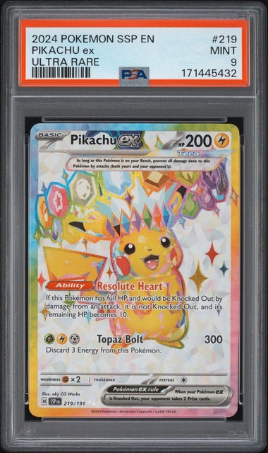 Pikachu ex #219 (Surging Sparks (2024))