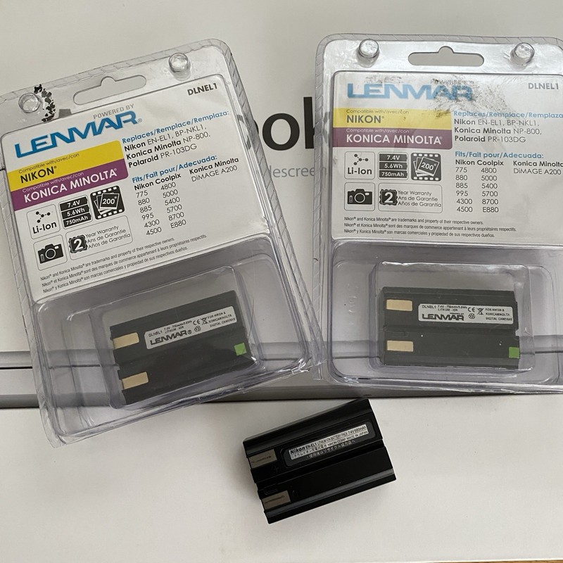New LENMAR DLNEL 1 Battery For Nikon Coolpix Minolta Polaroid Digital Camera