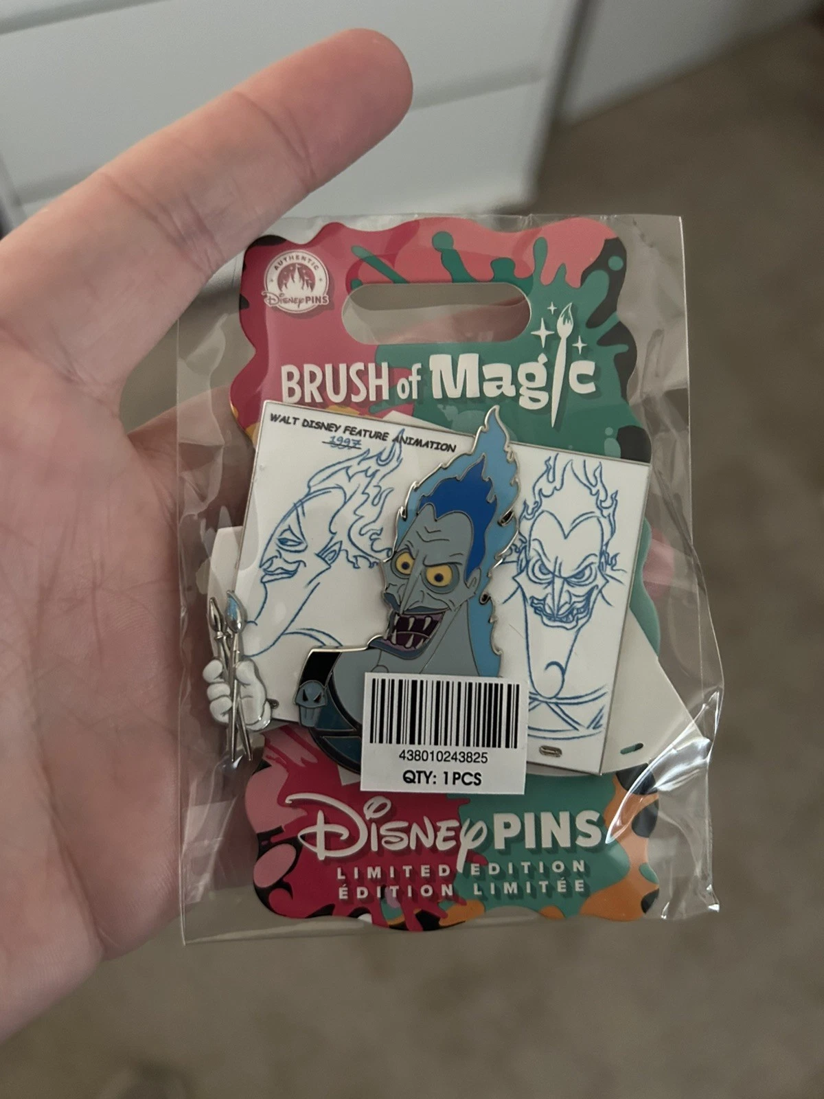 Disney Brush of Magic HADES Limited Edition Pin LE 3750