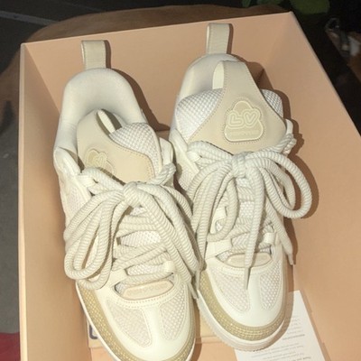 Louis Vuitton LV Skate Low Top Lace-Up Sneaker Beige worn 2-3 times