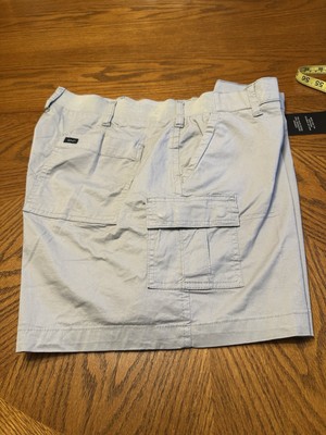 Lee Woman Short Mid Rise Gray Sofi Waisband Size 22W Cargo
