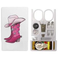 'Star Cowboy Boots & Hat' Mini Travel Sewing Kit (SE00037543)