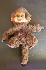 Vintage Rare Green Eyed Vintage Monchhichi Monkey 9"