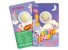 2026 Australia Tooth Fairy $2 Uncirculated Coin - Carded