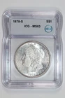 1878-S MORGAN DOLLAR ICG MS63
