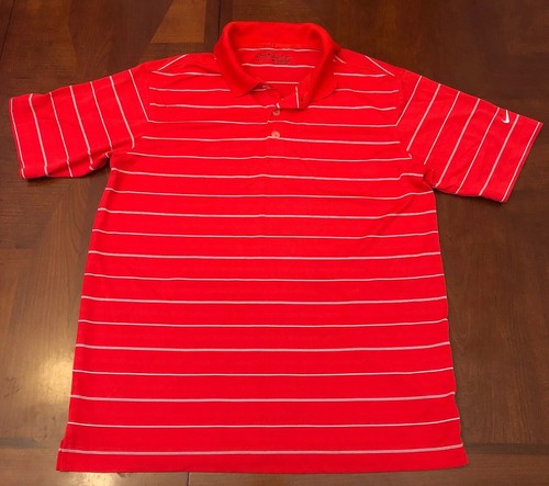 Nike Men's Polo Shirt XL Golf SS Red 