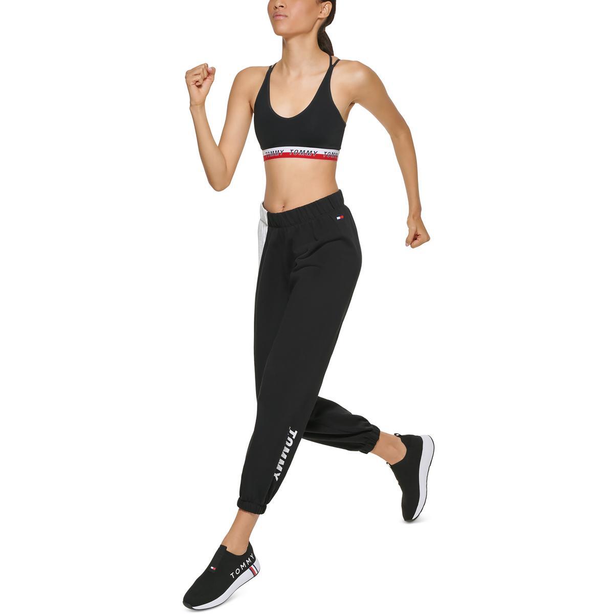 Спортивные женские черные брюки для бега трусцой Tommy Hilfiger Athletic XXL BHFO 5009