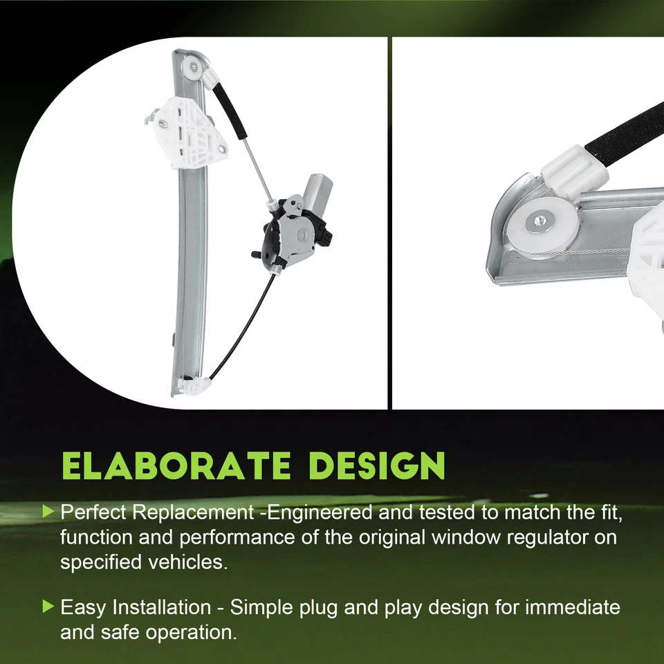 Regulador de ventana eléctrica trasero derecho con motor para Subaru Impreza WRX 2008-2014 Foto 4 de 4