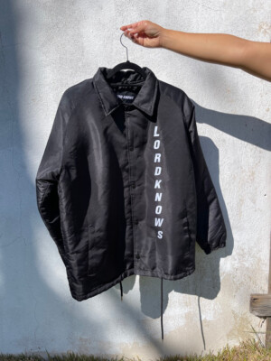 *RARE* Lord Knows Bomber Jacket - Black - Medium