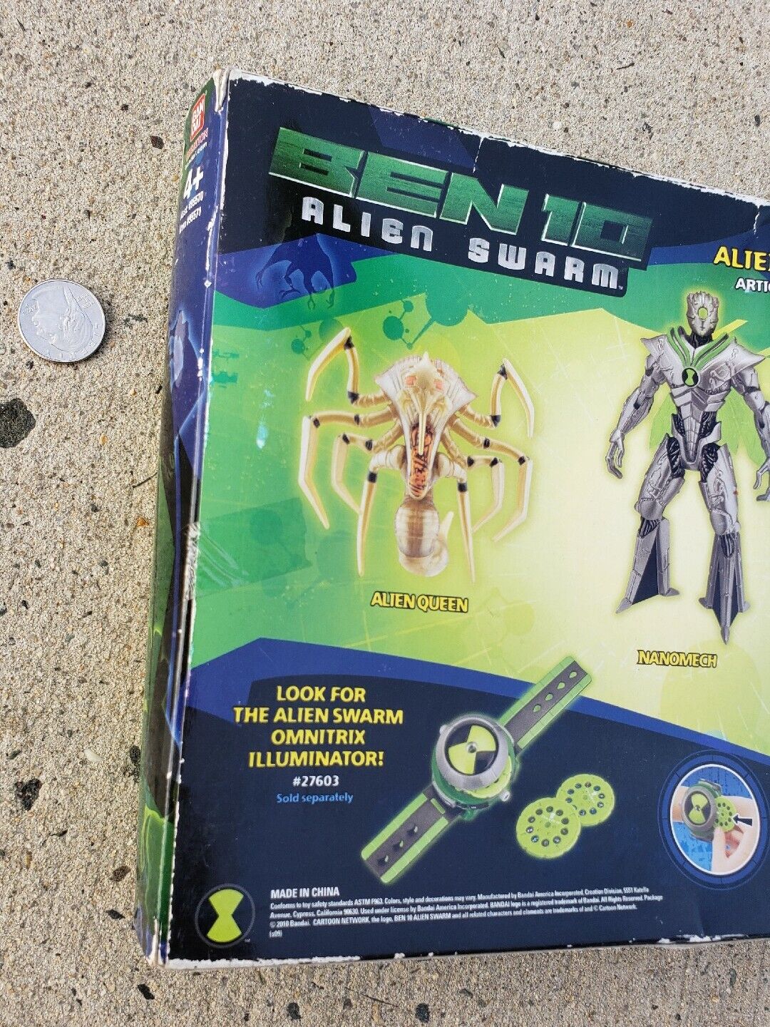 Bandai Ben 10 Alien Swarm Movie Set 1 Sealed New In Box (With Shelf Wear,  Dings)