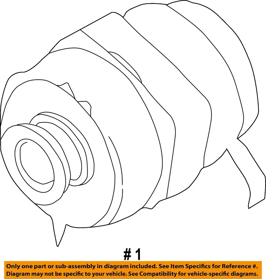 Used Alternator fits: 2004 Gmc Yukon 145 amp Grade A Foto 4 de 4
