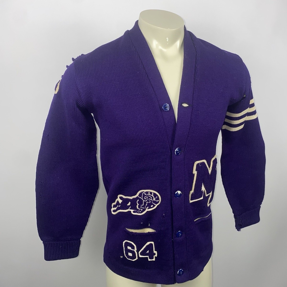 トップス 60s SKOOKUM shooting cardigan Vintage 1950s of 1960s Skookum Black Wool Shooting Hunting