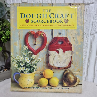 Dough Craft Sourcebook Salt Dough Projects Book Tilley Welby Vintage Rare DIY