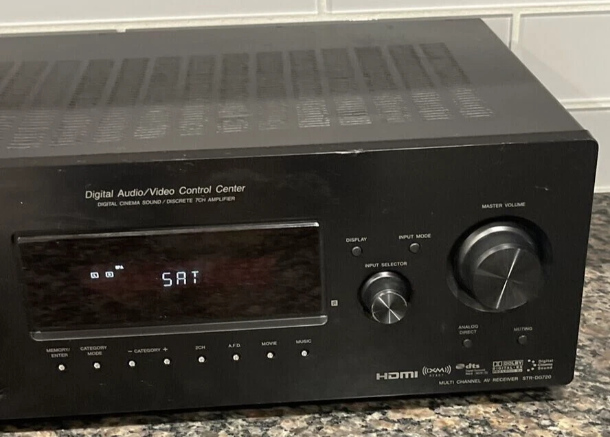 Sony Receiver STR-DG720 7.1 HDMI Home Theater Surround Sound UNTESTED For Parts - Image 2 of 4