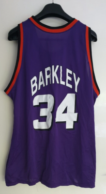 Vintage Phoenix Suns #34 Charles Barkley Champion Jersey Mens 48