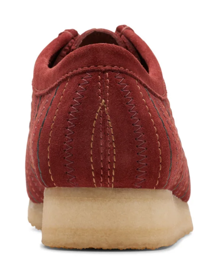 Clarks Wallabee Burgundy Combi - 26174512 | eBay