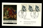 Postal History Germany FDC #1073 Dante Alighieri literature poet 1971