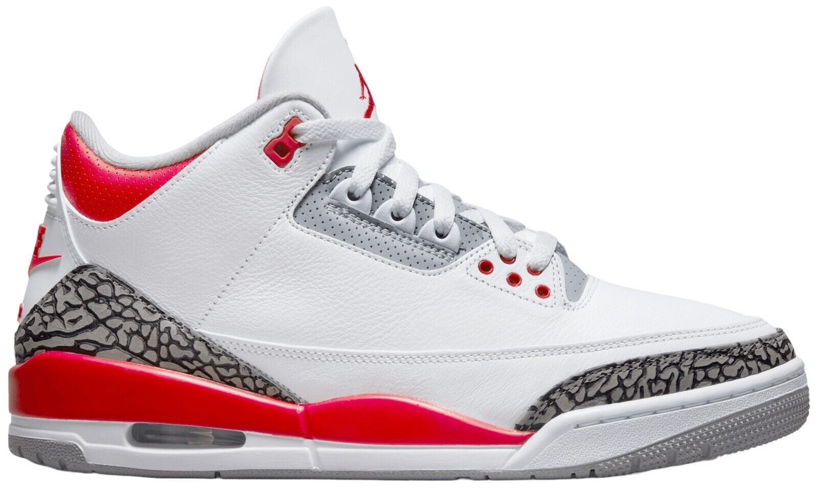 jordan 3 red and white