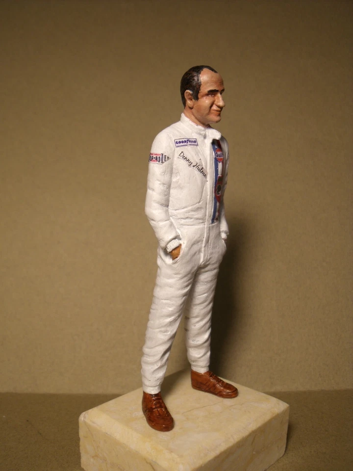 1/18 FIGURE DENNY HULME VROOM PAINTED FOR GP REPLICAS SPARK SHELBY EXOTO GMP - Image 2 of 4