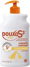DOUXO S3 PYO Shampoo For Dogs and Cats, 16.9 oz (500 ml)