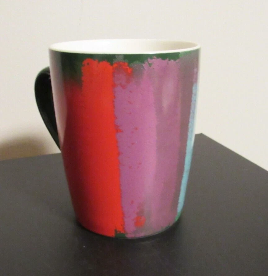 Starbucks 2021 Coffee Mug Red Green Mermaid 10 OZ striped contemporary mottled - Image 2 of 4