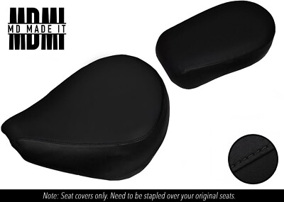 Passend Für YAMAHA XVS 650 Classic V Star Custom Vinyl Sitzbezug-Set Schwarz