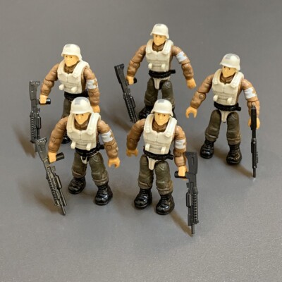 Lot 5 Custom Mega Bloks Consturx Call Of Duty COD Soldier Building Figure #A01