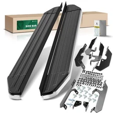 5.5" Black Textured Aluminum Running Board for Nissan Rogue 2021 2022 2023 2024