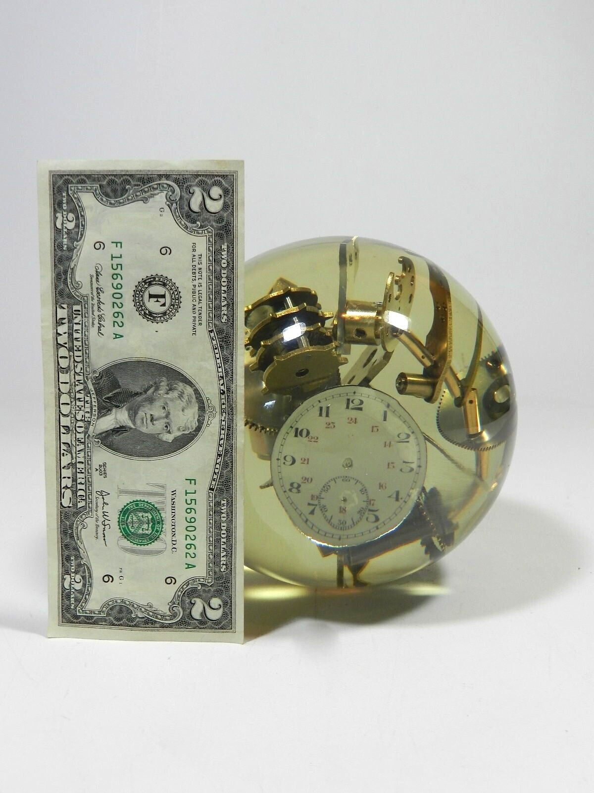 Acrylic Orb Sphere Watch Elements Time Piece - image 5