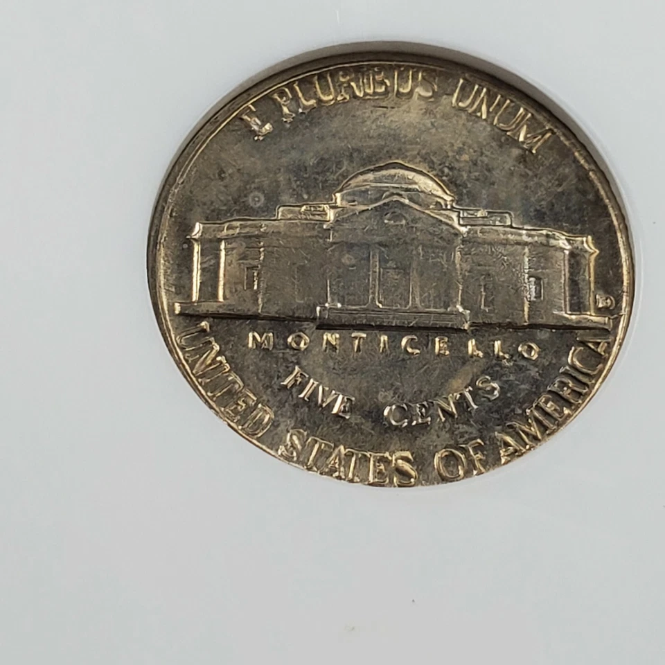 1962 D Jefferson Nickel Coin NGC MS65 Gem BU Certified - Image 4 of 4