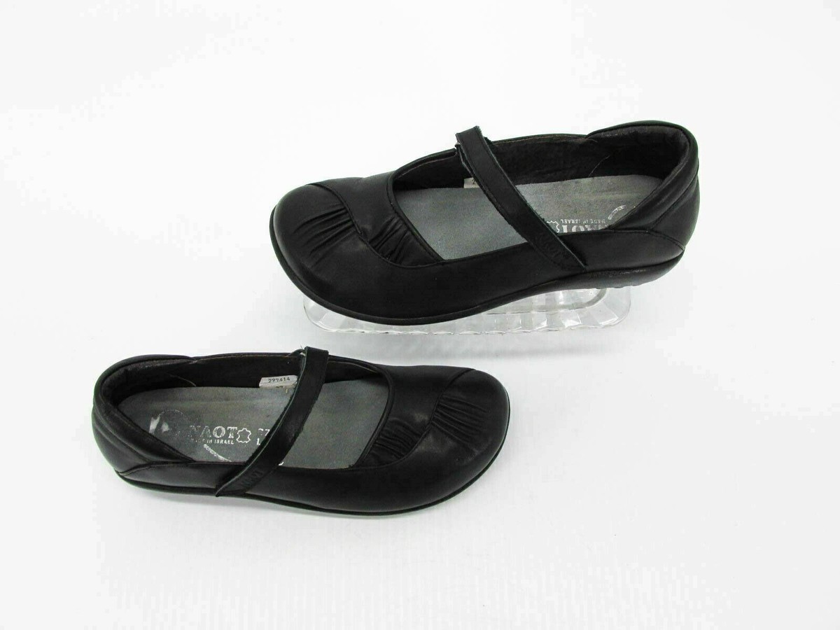  Naot Women Shoe Taramoa Size 6M EUR 37 Black Mary Jane Flat