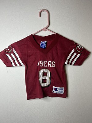 ユニフォーム Champion Steven Young 49ers NFL Jerseys STEVE YOUNG SAN FRANCISCO 49ERS VINTAGE 1990'S CHAMPION JERSEY