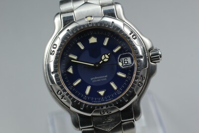 TAG Heuer 6000 Blue Men's Watch - WH1215K1 for sale online